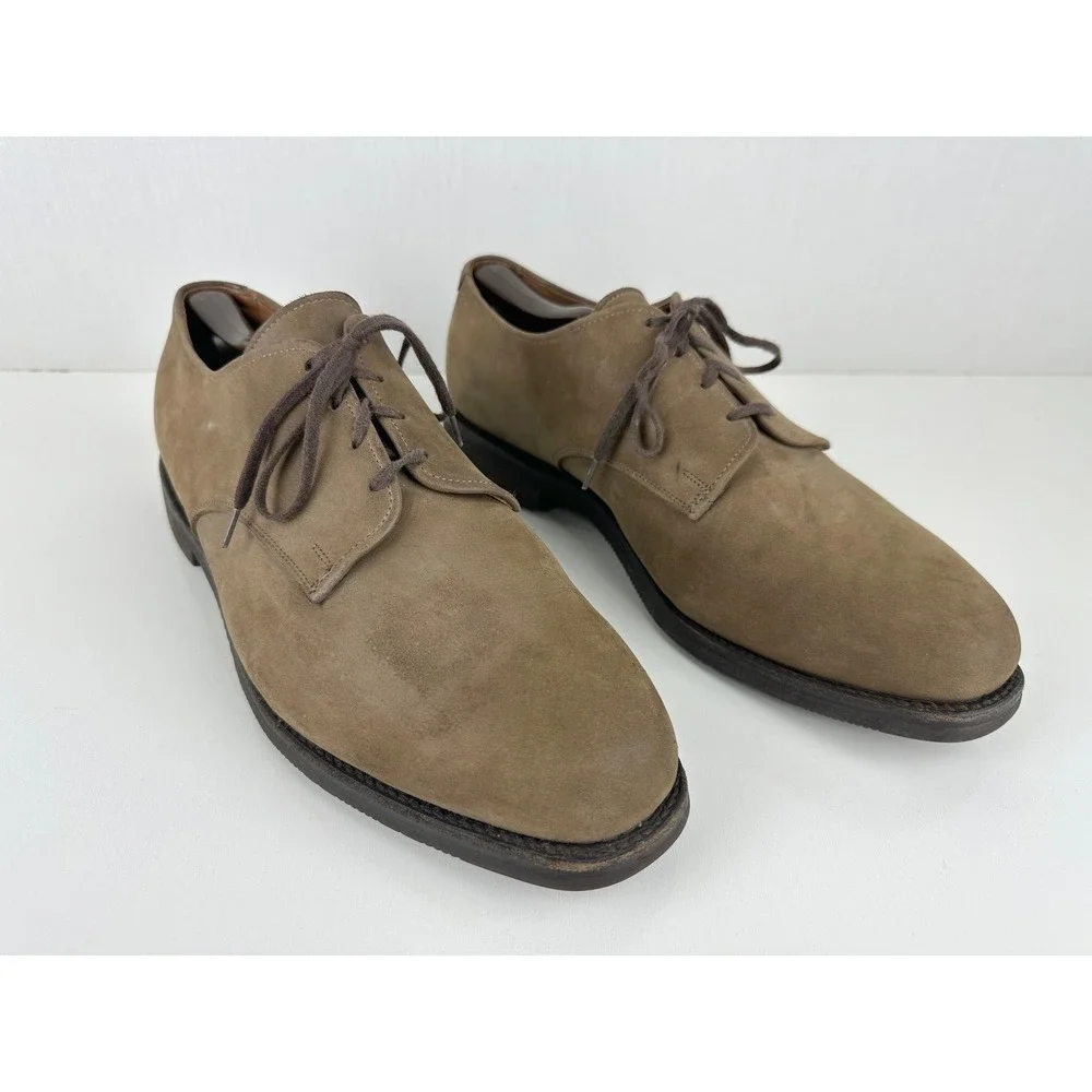 Allen Edmonds Corporate Casuals Mens‎ Brown Suede Oxford Shoes Size 12 D
